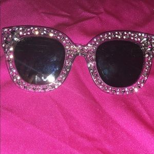 gucci star studded sunglasses